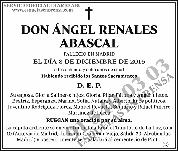Ángel Renales Abascal